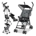 Produktbild: KIDIZ® Kinderwagen CITY Buggy Kinderbuggy klappbar Sportwagen Faltbar 360° 4-Zoll-Räder Inkl. Sonnen- und Regenverdeck zusammenklappbar 5-Punkt-Sicherheitsgurt ab 6 Monate