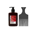 Produktbild: HAIR HAUS SUPER BRILLIANT FRESH 250ml Farbauffrischender Conditioner + Strähnenkamm-Fingerstyler (Shiny Ruby)