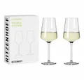 Produktbild: Ritzenhoff Weißweinglas Lichtweiss Julie 001, 2-tlg., Kristallglas