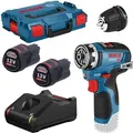 Produktbild: Bosch Akku-Bohrschrauber gsr 12V-35 fc 2x 3,0 Ah mit Lader & Aufsatz in l-boxx