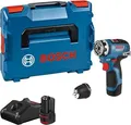 Produktbild: Akku-Bohrschrauber GSR 12V-35 FC Professional, 12Volt (blau/schwarz, 2x Li-Ionen
