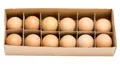 Produktbild: NaDeco Bastelnaturmaterial Hühnereier Braun, im Karton mit 12 Stück, ausgeblasen und gereinigt