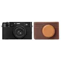 Produktbild: Fujifilm X100VI schwarz + SmallRig 4558 Ledertasche