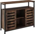 Produktbild: tectake® Sideboard Warrington mit höhenverstellbaren Kunststofffüßen, 100 x 37 x 82 cm