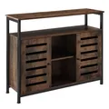 Produktbild: Sideboard Warrington 100x37x82cm Kommode Industrial Holz dunkel, rustikal B-Ware