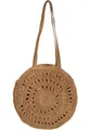 Produktbild: styleBREAKER Schultertasche Runde Schultertasche Papierstroh (1-tlg)