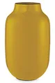 Produktbild: Pip Studio Ovale Metall Vase Gelb 30cm