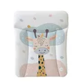 Produktbild: Ceba Baby® weiche Wickelauflage 50x70 cm - Baby Wickelunterlage - Wickeltischauflage für Junge und Mädchen - Wasserdicht, abwaschbar - OEKO-TEX® Standard 100 - Made in EU - Träumende Giraffe
