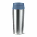 Produktbild: Emsa Isolierbecher Travel Mug Eco, Edelstahl, Blau, Silberfarben, 360 ml, N20241