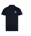 Produktbild: CAMP DAVID Poloshirt Pikee-Polo mit Logo-Stickerei Label Print auf der Unterseite gestaltet.