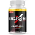 Produktbild: ErectogenX Forte Kapseln | mit L-Arginin, L-Citrullin und Maca | 60 Kapseln