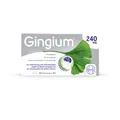 Produktbild: Gingium® 240 mg | 60St | Frühzeitig handeln bei Vergesslichkeit* | Mit Pflanzenkraft | Verbessert Gedächtnis und Konzentration*