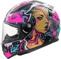 Produktbild: LS2, Integraler Motorradhelm RAPID II CYBERG Matt Purple Cyan, XS