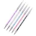 Produktbild: 5 Stück Nagel Pinsel Set Nageldesign Pinsel Nail Art Dotting Tools Dual-Ended...