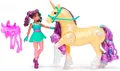 Produktbild: Spin Master Anziehpuppe Unicorn Academy - Ava & Pflanzen-Magie Leaf, mit echter Mähne und Leuchteffektt