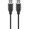 Produktbild: Monacor Goobay USB Anschlusskabel A/A 3.0 (3 m, USB 3.0) (USB-303AA)