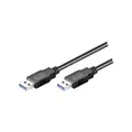 Produktbild: Wentronic Goobay USB 3.0 SuperSpeed Kabel, Schwarz, 3 m - USB 3.0-Stecker (Typ A) > USB 3.0-Stecker (Typ A) (93929)
