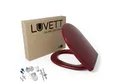 Produktbild: LUVETT WC-Sitz Farben C100 (Komplett-Set, Inklusive 3 Befestigungsarten), mit Original SoftClose® Absenkautomatik, Duroplast
