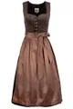 Produktbild: Spieth & Wensky Dirndl Galip 75cm Länge braun | Mididirndl Samt 75cm Rocklänge | Damen (DE/NL/SE/PL, Numerisch, 34, Regular, Regular, braun)