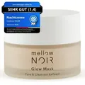 Produktbild: mellow NOIR Glow Mask 50ml | tägliche Nachtcreme | Reduziert sichtbare Poren & Rötungen