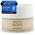 Produktbild: mellow NOIR Glow Mask 50ml | tägliche Nachtcreme | Reduziert sichtbare Poren & Rötungen | Für eine ebenere Haut | Spürbarer Sofort-Effekt | Vegan | zertifizierte Naturkosmetik
