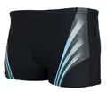 Produktbild: Aquarti Herren Kurze Badehose mit Streifen, Farbe: Schwarz/Blau, Größe: 8XL