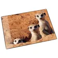 Produktbild: Läufer Schreibtisch Schreibunterlage Erdmännchen rutschfest 40x53cm Kinder neu