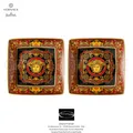 Produktbild: Versace Rosenthal - Medusa Rot - 2 Quadratische Flache Schalen 12 Cm - 4,72 Zoll
