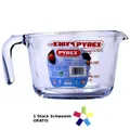 Produktbild: Pyrex Messbecher Messkanne Maßbecher Dosierhilfe Küche Becher Glas Kanne  1 L