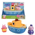 Produktbild: TOMY E73414 Toomies Grandpa Pig's Splash & Pour Boat - 4-teiliges Peppa Pig Bade