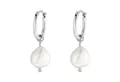 Produktbild: Heideman Paar Ohrstecker Pia silberfarben poliert (Ohrringe, inkl. Geschenkverpackung), mit Perle