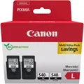 Produktbild: Canon PG-540L Doppelpack Tintenpatrone (Packung, 2-tlg)