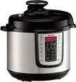 Produktbild: Tefal Multikocher Fast & Delicious inkl. Reislöffel, Untersetzer, Messbecher & Rezepten, 1200 W, 6 l Schüssel, Schnellkochtopf/ Heißluftfritteuse, 25 automatische Programme, CY505E