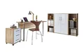 Produktbild: BMG Möbel Aktenschrank Office Edition Mini Set 2 Büromöbel komplett Set für Arbeitszimmer und Homeoffice