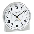 Produktbild: Großer Funkwecker Analog Licht Snooze Crescendo Zahlen Silber - ATLANTA 1843/19
