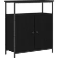 Produktbild: vidaXL Sideboard Schwarze Eiche 70 x 30 x 80 cm Holzwerkstoff 862972