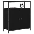 Produktbild: vidaXL Sideboard Schwarz Eichen-Optik 70 x 30 x 80 cm Holzwerkstoff