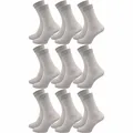 Produktbild: GAWILO Venensocken für Damen (9 Paar) | Ohne Gummibund & ohne drückende Naht | Socken mit Komfortbund | Weich & bequem (grau, 39-42)