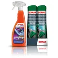Produktbild: SONAX 750ml XTREME CERAMIC SCHEIBENKLAR 2 in 1 + MICROFASERTUCH SCHEIBE+INNEN