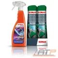 Produktbild: SONAX 750ml XTREME CERAMIC SCHEIBENKLAR 2 in 1 + MICROFASERTUCH SCHEIBE+INNEN