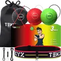 Produktbild: TEKXYZ Boxball mit Stirnband 2 Stück Reflex- und Koordinationstraining