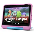 Produktbild: Amazon Fire HD 8 Kids Pro-Tablet (Neueste Generation), für Kinder von 6-12 J. | 3 GB RAM, 8-Zoll-HD-Bildschirm, werbefreie Inhalte, Kindersicherung, 13 Std. Akkulaufzeit, 32 GB, Löwen-Design (2024)