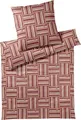 Produktbild: JOOP! Mako-Satin-Bettwäsche-Garnitur Weave Farbe Siena Größe 135x200+80x80