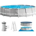 Produktbild: Intex Frame Pool 457 x 107 cm Komplettset | Rundpool mit Zubehör