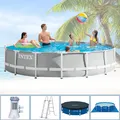Produktbild: Intex Frame Pool Set Prism Rondo 457x107 cm Swimming Pool Komplettset