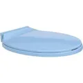 Produktbild: vidaXL Toilettensitz mit Absenkautomatik Blau Oval 145822