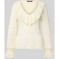 Produktbild: Zero Blusenshirt mit V-Ausschnitt in Ecru, Größe 38