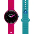 Produktbild: Smartwatch HIP HOP HERO.NEXT HWU1259 Silikon Fuchsie + Teal Blau TOUCHSCREEN