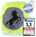 Produktbild: EANAGO Premium Schulranzen/Rucksack Regenschutz/Regenüberzug, ohne Nähte, 100% wasserdicht, mit Sicherheits-Reflektionsbild Einhorn