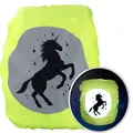 Produktbild: EANAGO Einhorn Regenschutz Schulranzen Rucksack – wasserdicht Neon Gelb